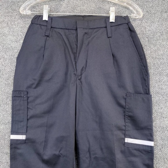 FedEx Stan Herman Womens Reflective Uniform Pants Blue Size 04-35U Pockets - Picture 6 of 10